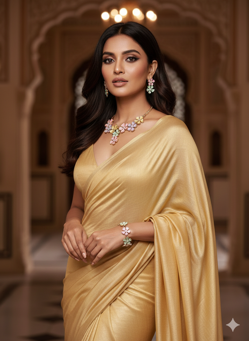 Lurap Floral Necklace Set