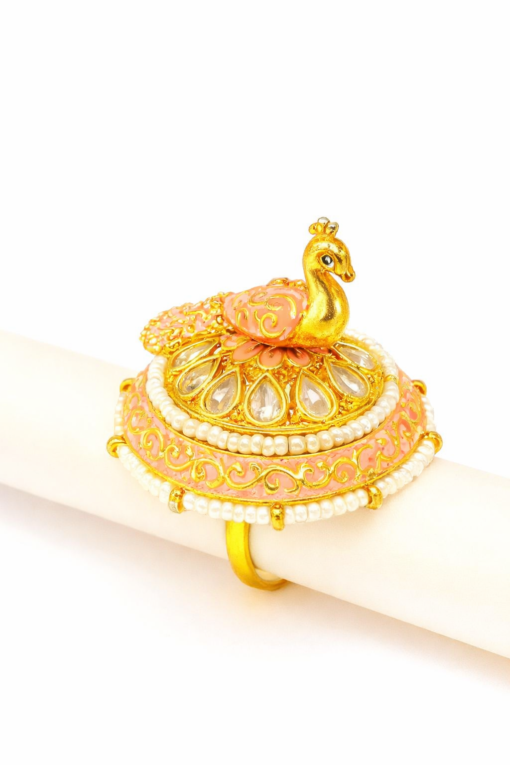 Lurap Resting Peacock Ring