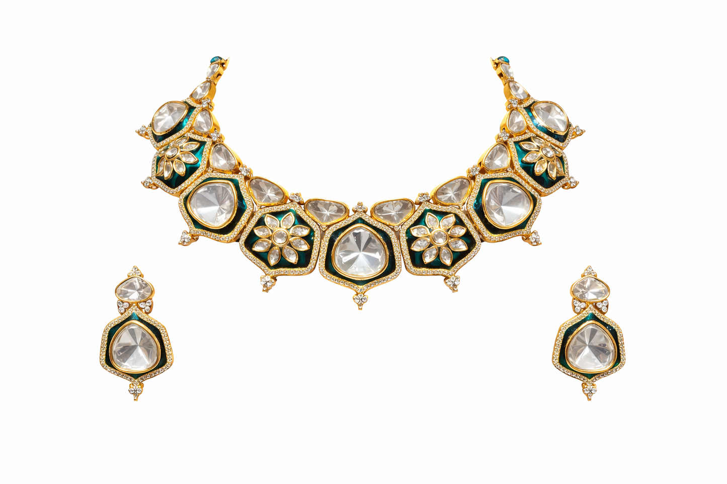 Lurap Polki NecklaceSet