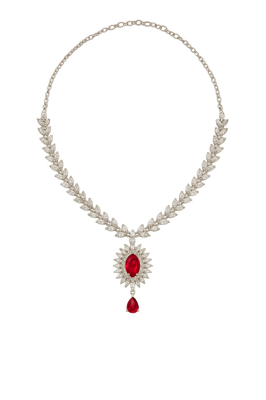 Lurap Pink Blush NecklaceSet