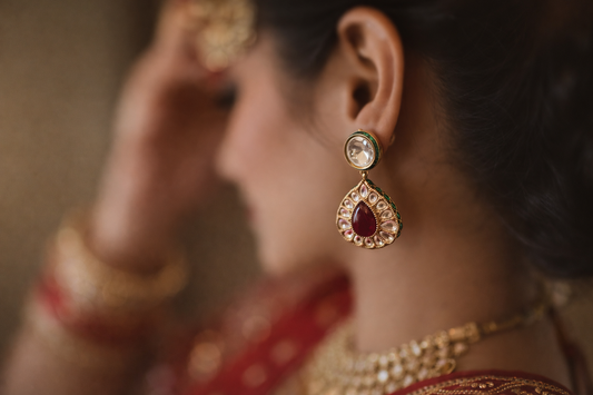 Lurap Red Polki Drop