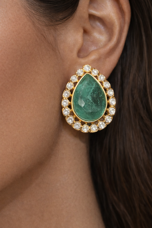 Lurap Mint Diamond Stud
