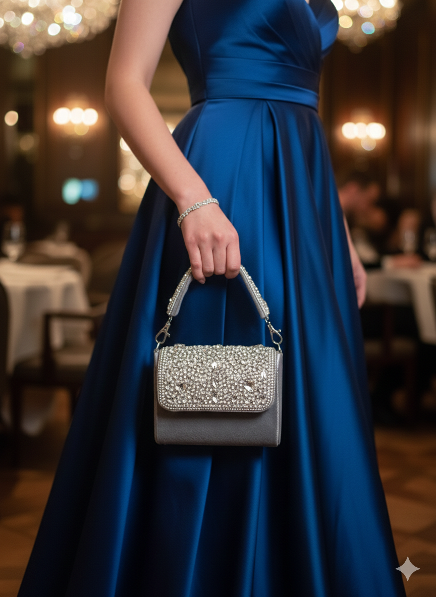 Lurap Midnight Diamond clutch