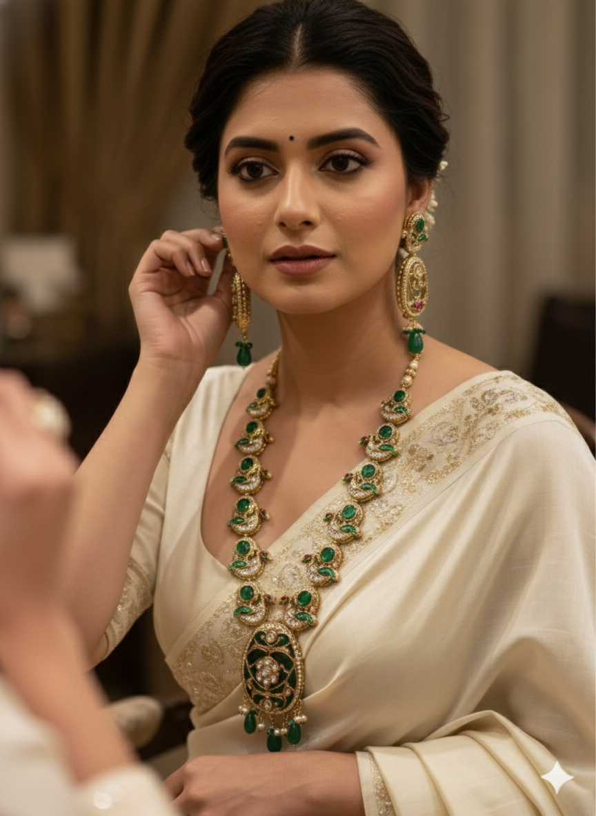 Lurap Traditional Peacock NecklaceSet