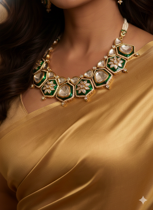 Lurap Polki NecklaceSet