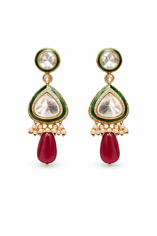 Lurap Nazakat Polki Earrings