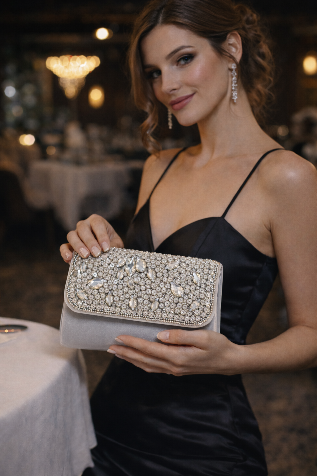 Lurap Midnight Diamond clutch