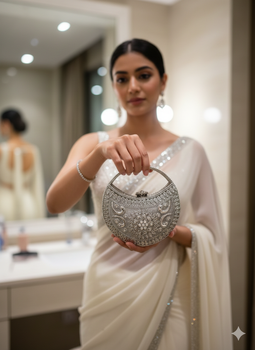Lurap Silver Clutch