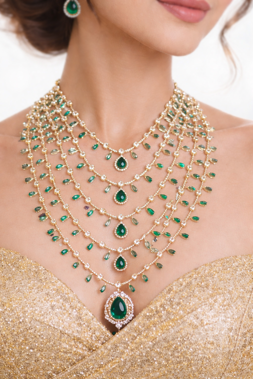 Lurap Victorian Layered Necklace Set