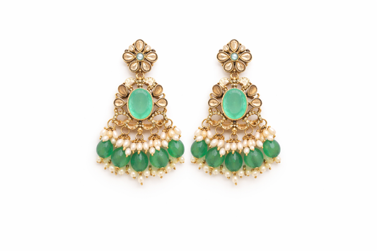 Lurap Victorian Mint Jhumki