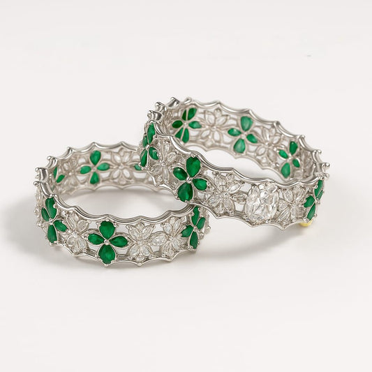 Lurap Emerald Garden Bangle (Each)