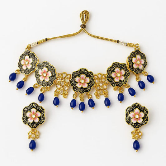Lurap Blooming Flower Choker