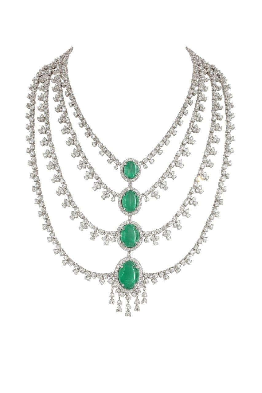 Lurap Turquoise Diamond Necklace