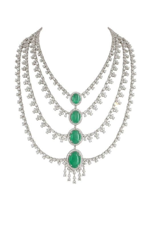 Lurap Turquoise Diamond Necklace