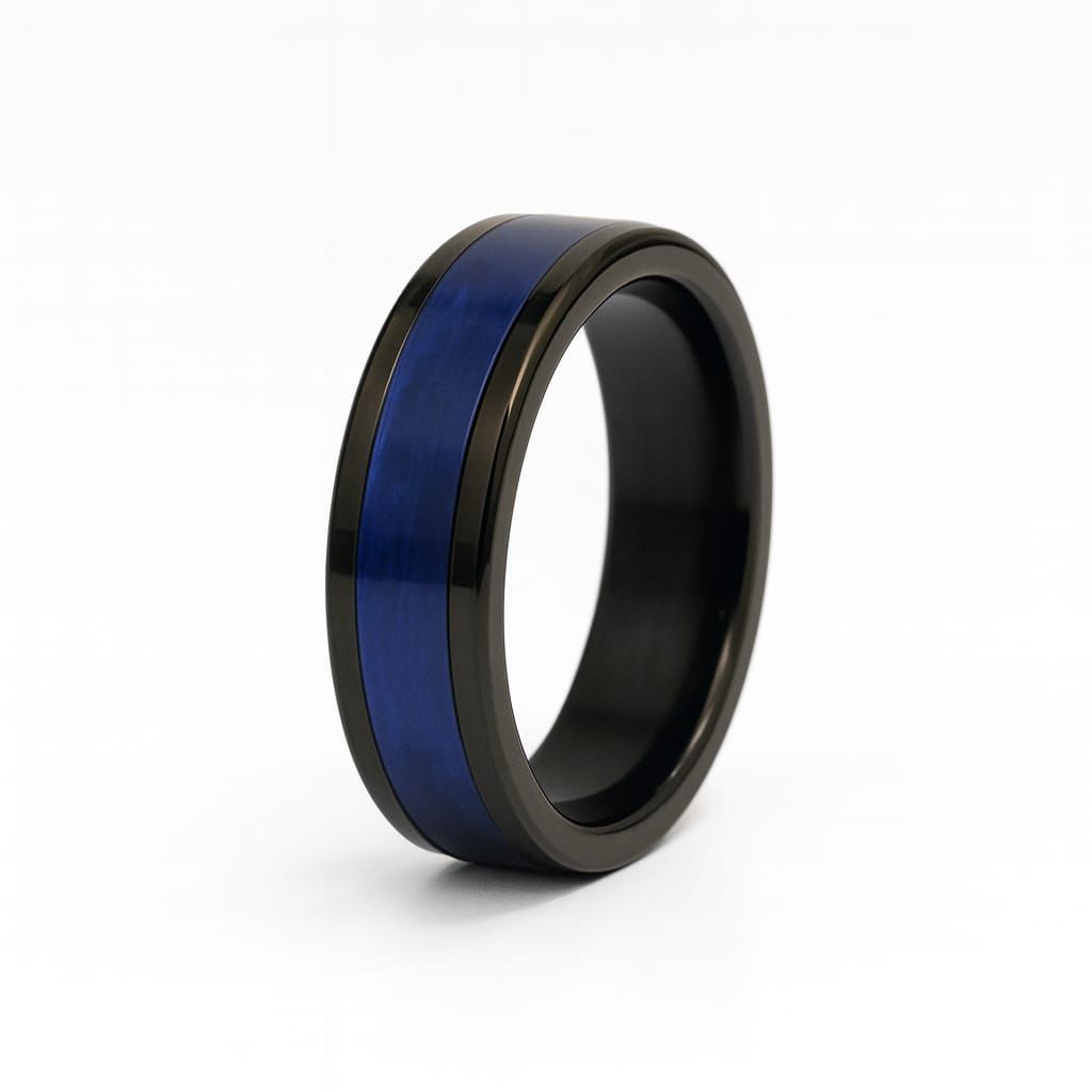 Lurap Black–Blue Bold Band