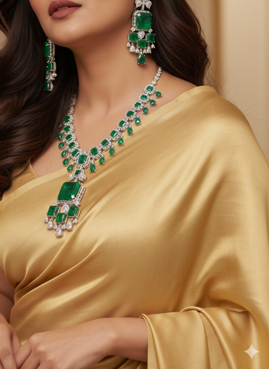 Lurap Emerald Queens NecklaceSet