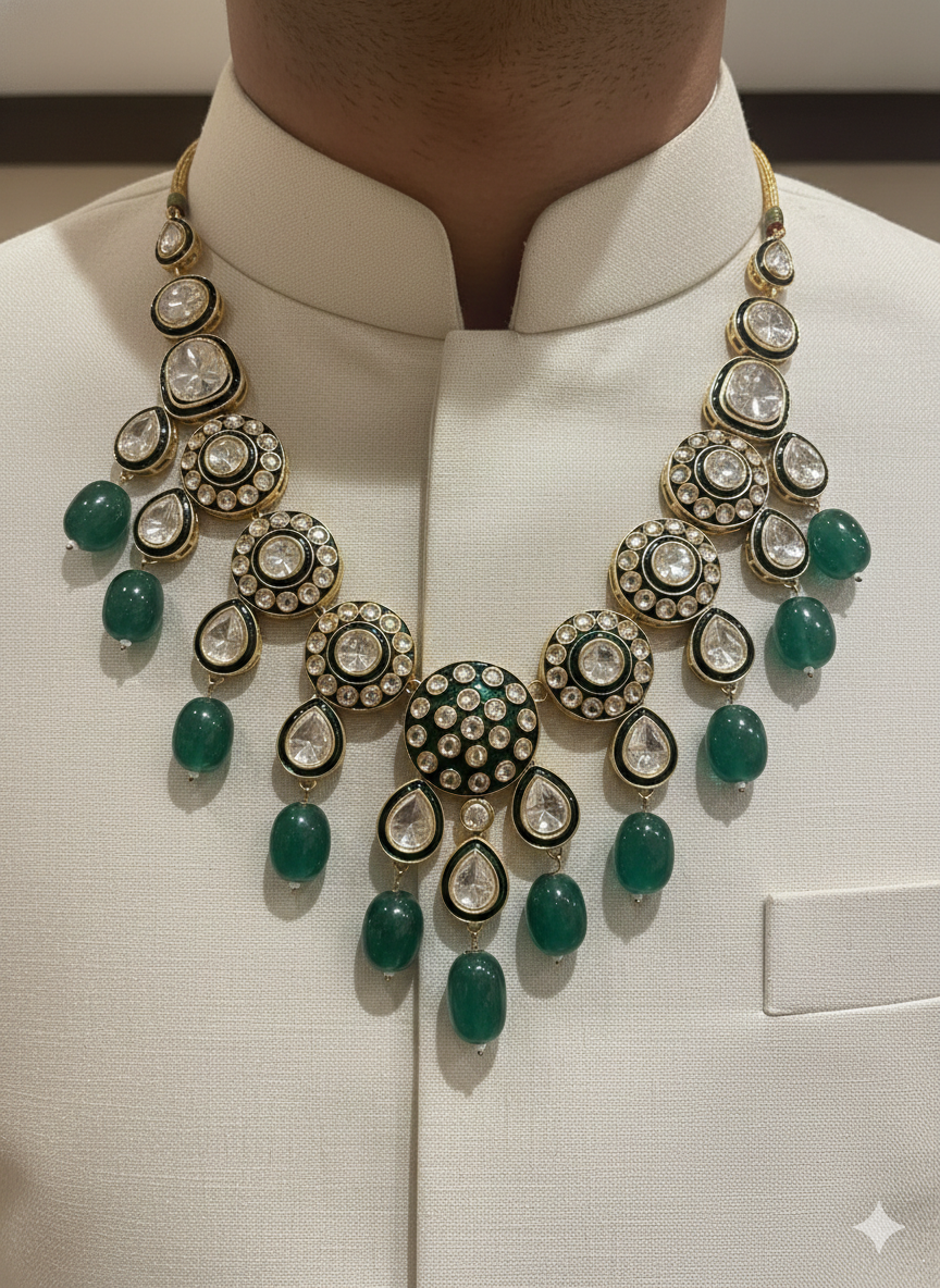 Lurap Kundan Polki Necklace